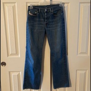 Diesel Industry Ladies Metal Button Fly Front Jeans Made In Italy